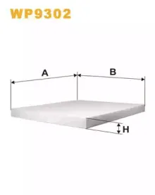 WP9302 WIX FILTERS Фильтр, воздух во внутренном пространстве