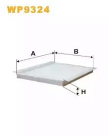WP9324 WIX FILTERS Фильтр, воздух во внутренном пространстве