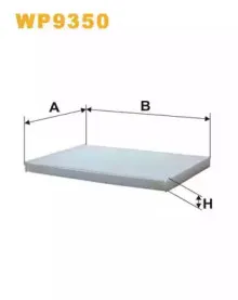 WP9350 WIX FILTERS Фильтр, воздух во внутренном пространстве