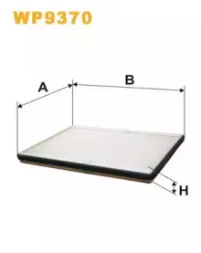 WP9370 WIX FILTERS Фильтр, воздух во внутренном пространстве