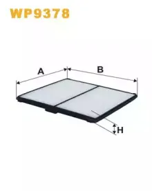 WP9378 WIX FILTERS Фильтр, воздух во внутренном пространстве
