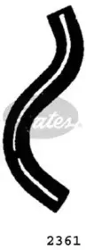 2361 GATES Шланг радиатора