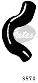 3570 GATES Шланг радиатора