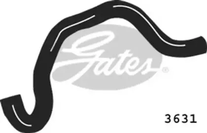 3631 GATES Шланг радиатора
