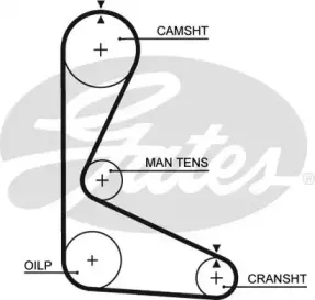5103 GATES Ремень ГРМ