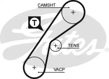 5407XS GATES Ремень ГРМ