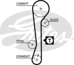 5479XS GATES Ремень ГРМ