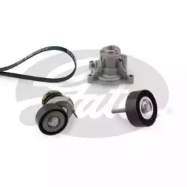 KP76PK1735 GATES Водяной насос + комплект ручейковых ремней