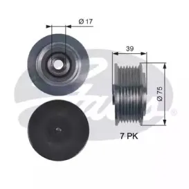 OAP7119 GATES Механизм свободного хода генератора