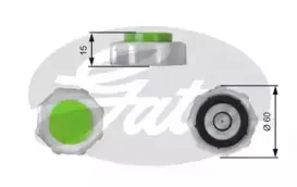 RC209 GATES Крышка, резервуар охлаждающей жидкости