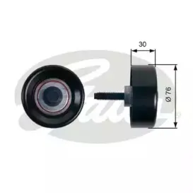 T36250 GATES Паразитный / ведущий ролик, поликлиновой ремень