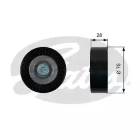 T36423 GATES Паразитный / ведущий ролик, поликлиновой ремень