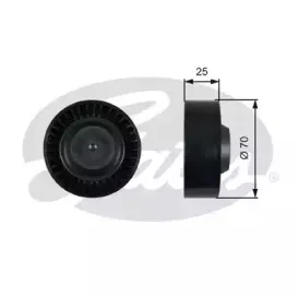 T36475 GATES Натяжной ролик, поликлиновойремень