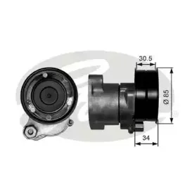 T38571 GATES Натяжитель ремня, клиновой зубча