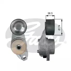 T38632 GATES Натяжитель ремня, клиновой зубча