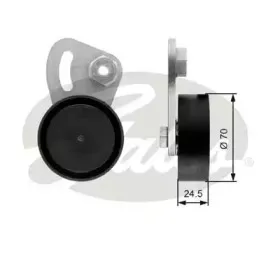 T39022 GATES Натяжной ролик, поликлиновойремень