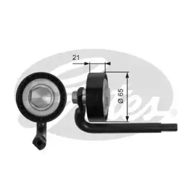 T39038 GATES Натяжной ролик, поликлиновойремень