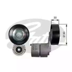 T39150 GATES Натяжной ролик, поликлиновойремень