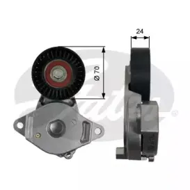 T39246 GATES Натяжной ролик, поликлиновойремень