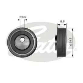 T41038 GATES Натяжной ролик, ремень ГРМ