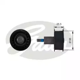 T42048 GATES Паразитный / Ведущий ролик, зубчатый ремень