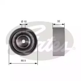 T42095 GATES Паразитный / Ведущий ролик, зубчатый ремень