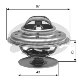 TH13480G1 GATES Термостат, охлаждающая жидкость