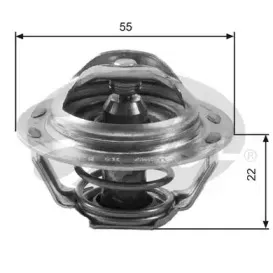 TH13783G1 GATES Термостат, охлаждающая жидкость