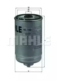 KC 102 KNECHT Топливный фильтр