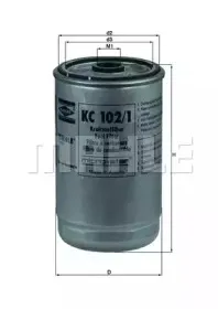KC1021 KNECHT Топливный фильтр