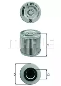 OX 805 KNECHT Масляный фильтр