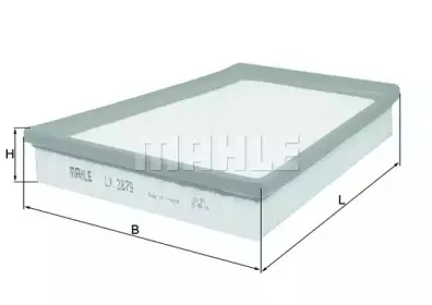 LX 2879 KNECHT Воздушный фильтр