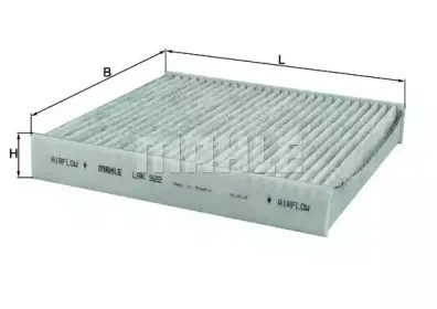 LAK 922 KNECHT Фильтр, воздух во внутренном пространстве