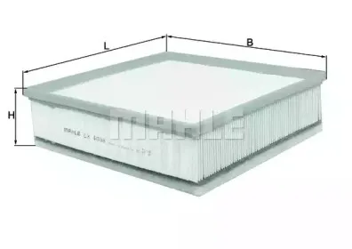 LX 4038 KNECHT Воздушный фильтр