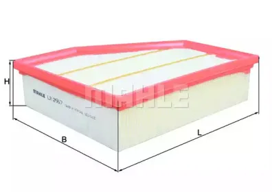 LX 2967 KNECHT Воздушный фильтр