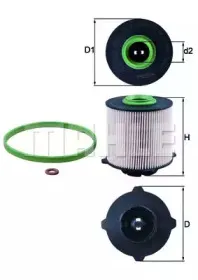 KX 265D KNECHT Топливный фильтр