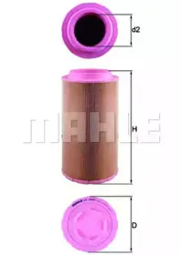 LX 2020 KNECHT Воздушный фильтр