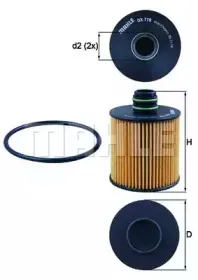 OX 779D KNECHT Масляный фильтр
