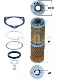 OX 36D KNECHT Масляный фильтр