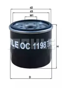 OC 1198 KNECHT Масляный фильтр