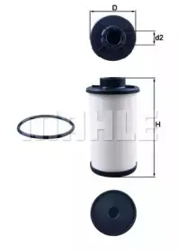 HX 132D KNECHT Гидрофильтр, автоматическая коробка передач