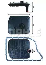HX 153D KNECHT Гидрофильтр, автоматическая коробка передач