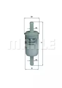 KL 97 OF KNECHT Топливный фильтр