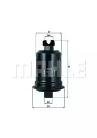 KL 128 KNECHT Топливный фильтр