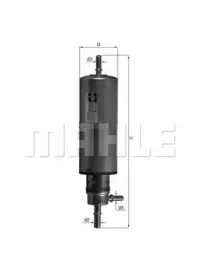 KL 437 KNECHT Топливный фильтр