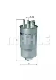 KL 484 KNECHT Топливный фильтр