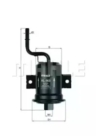 KL 563 KNECHT Топливный фильтр