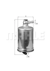 KL 599 KNECHT Топливный фильтр