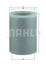 LX 136 KNECHT Воздушный фильтр