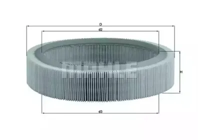 LX 317 KNECHT Воздушный фильтр